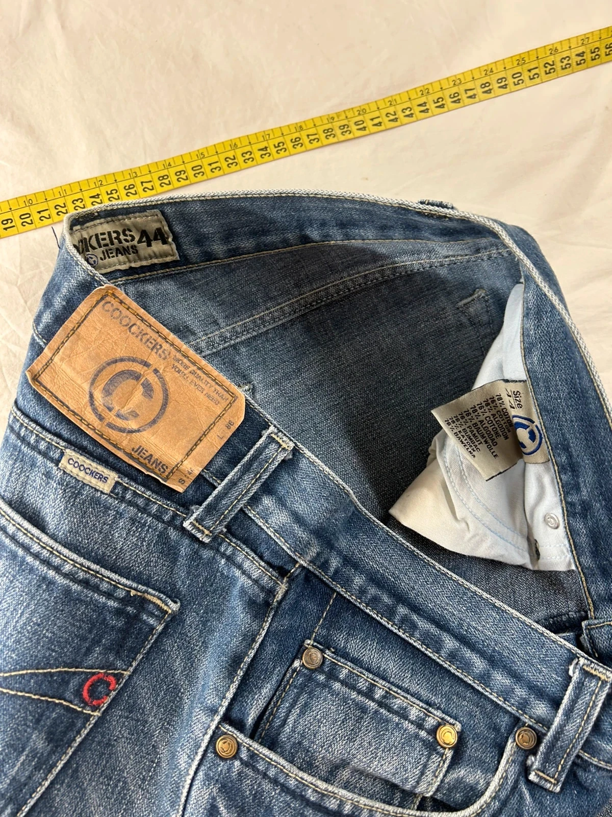 Jean recta azul coockers jeans 44 vintage bordado en la parte posterior talla 44 – photo 11